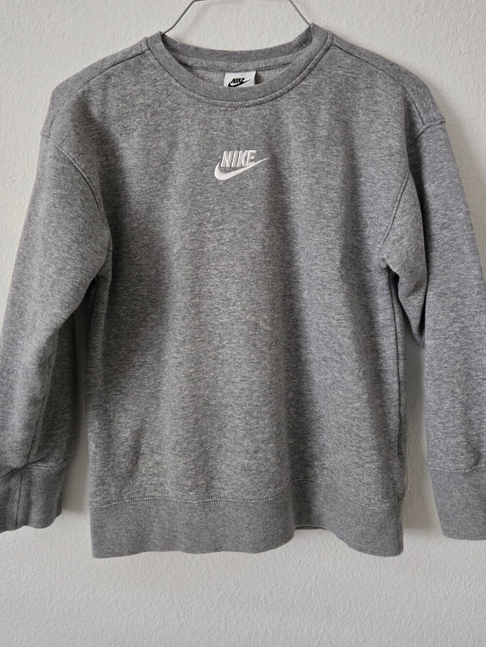 Nike Youth Grey Crew Neck Sweatshirt Size Small